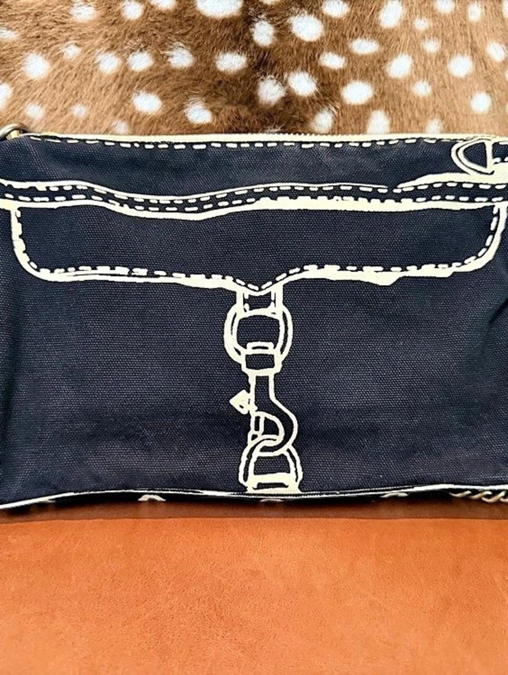 Rebecca Minkoff Black & White Trompe L’oile Bag